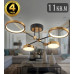 Заказать Люстра на штанге Natali Kovaltseva LED LAMPS 81102/4C BRASS BLACK| VIVID-LIGHT.RU