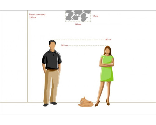 Оформить заказ Люстра на штанге DeMarkt 673012508| VIVID-LIGHT.RU