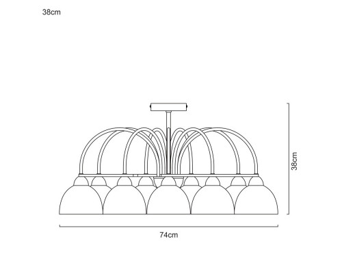 Купить Люстра на штанге ARTE Lamp A6057PL-8CC| VIVID-LIGHT.RU