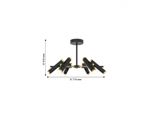 Купить Люстра на штанге Favourite 2324-12U| VIVID-LIGHT.RU
