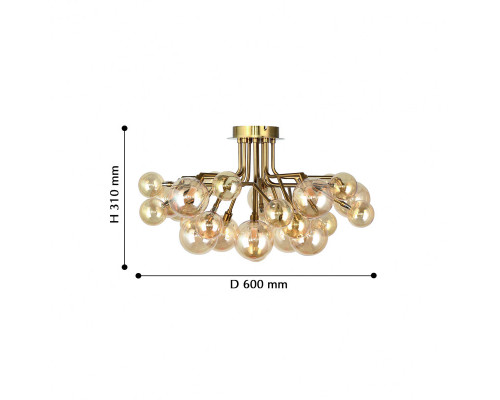 Купить Люстра на штанге Favourite 2525-10U| VIVID-LIGHT.RU