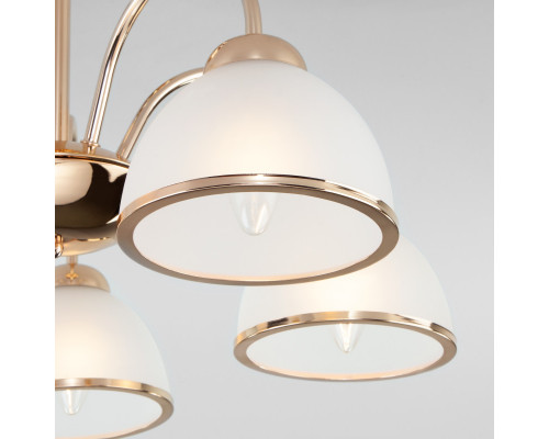 Купить Люстра на штанге Eurosvet 30174/5 золото| VIVID-LIGHT.RU