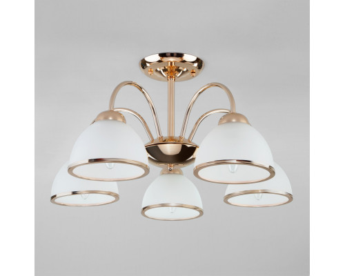 Купить Люстра на штанге Eurosvet 30174/5 золото| VIVID-LIGHT.RU