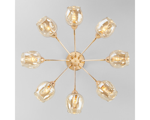 Купить Люстра на штанге Eurosvet 30164/8 золото| VIVID-LIGHT.RU