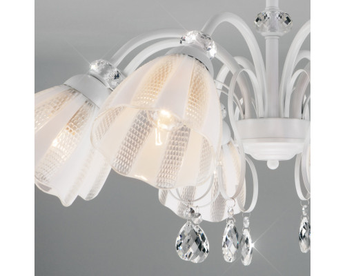 Оформить заказ Люстра на штанге Eurosvet 30155/8 белый| VIVID-LIGHT.RU