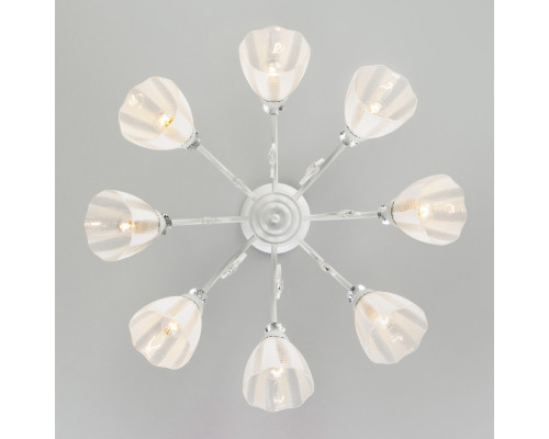 Оформить заказ Люстра на штанге Eurosvet 30155/8 белый| VIVID-LIGHT.RU