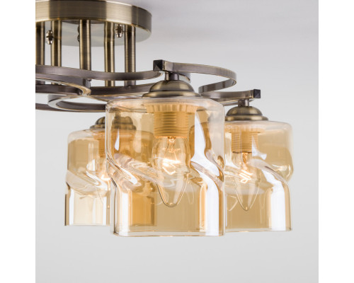 Сделать заказ Люстра на штанге Eurosvet 30158/5 античная бронза| VIVID-LIGHT.RU