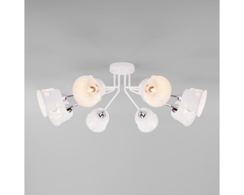 Сделать заказ Люстра на штанге Eurosvet 70105/8 белый| VIVID-LIGHT.RU