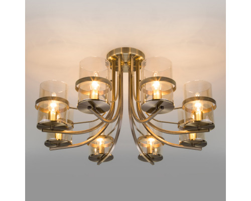 Оформить заказ Люстра на штанге Eurosvet 60085/8 античная бронза| VIVID-LIGHT.RU