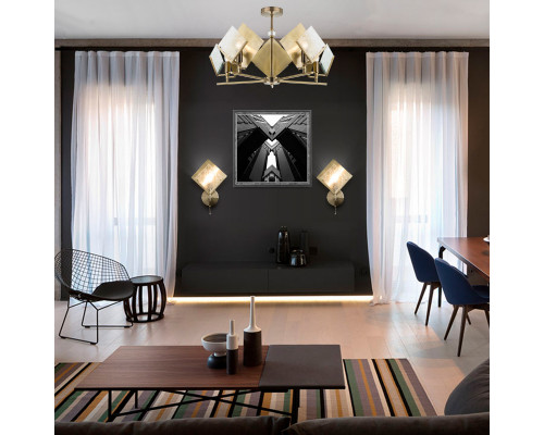 Купить Люстра на штанге Eurosvet 60110/5 античная бронза| VIVID-LIGHT.RU