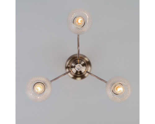 Оформить заказ Люстра на штанге Eurosvet 30139/3 античная бронза| VIVID-LIGHT.RU