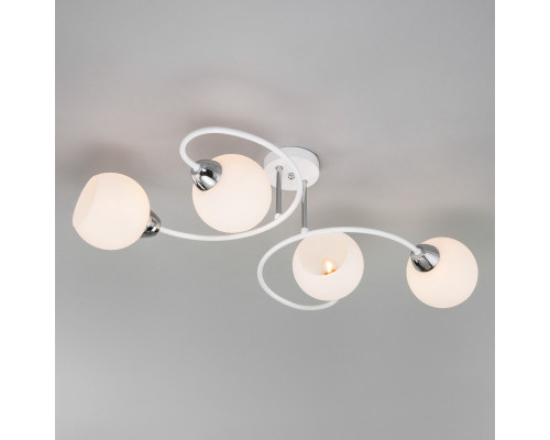 Заказать Люстра на штанге Eurosvet 30136/4 белый| VIVID-LIGHT.RU