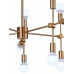 Купить Люстра на штанге Natali Kovaltseva LOFT LUX 75130/12C GOLD| VIVID-LIGHT.RU