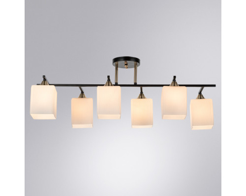 Купить Люстра на штанге ARTE Lamp A4071PL-6BK| VIVID-LIGHT.RU