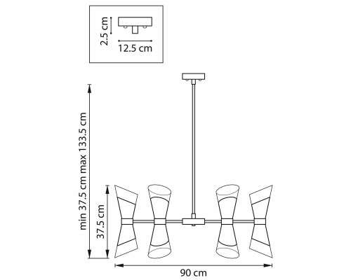 Заказать Люстра на штанге Lightstar 817164| VIVID-LIGHT.RU