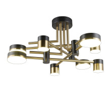 Люстра на штанге Natali Kovaltseva LED LAMPS 81369 GOLD BLACK