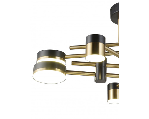 Оформить заказ Люстра на штанге Natali Kovaltseva LED LAMPS 81369 GOLD BLACK| VIVID-LIGHT.RU