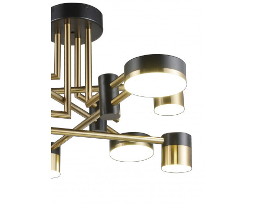 Оформить заказ Люстра на штанге Natali Kovaltseva LED LAMPS 81369 GOLD BLACK| VIVID-LIGHT.RU