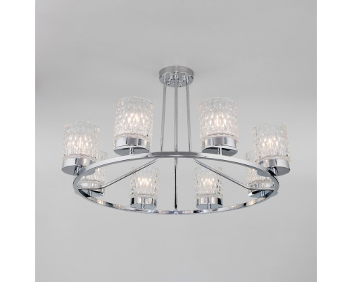 Оформить заказ Люстра на штанге Eurosvet 60127/8 хром| VIVID-LIGHT.RU