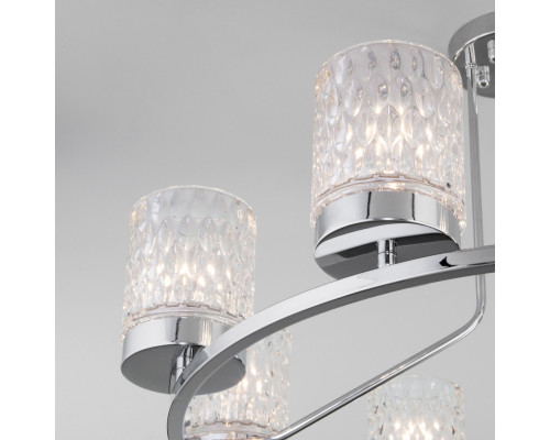 Оформить заказ Люстра на штанге Eurosvet 60127/8 хром| VIVID-LIGHT.RU