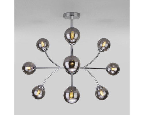 Оформить заказ Люстра на штанге Eurosvet 30179 хром| VIVID-LIGHT.RU