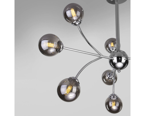 Оформить заказ Люстра на штанге Eurosvet 30179 хром| VIVID-LIGHT.RU