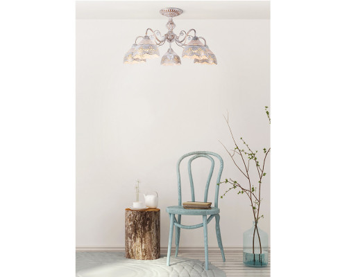 Купить Люстра на штанге ARTE Lamp A9106PL-5WG| VIVID-LIGHT.RU