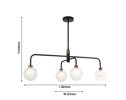 Сделать заказ Люстра на штанге F-Promo 2568-4P| VIVID-LIGHT.RU