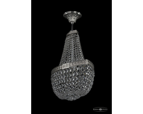 Купить Люстра на штанге Bohemia Ivele Crystal 19283/H1/55IV Ni| VIVID-LIGHT.RU
