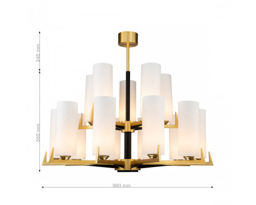 Сделать заказ Люстра на штанге Favourite 2623-15P| VIVID-LIGHT.RU