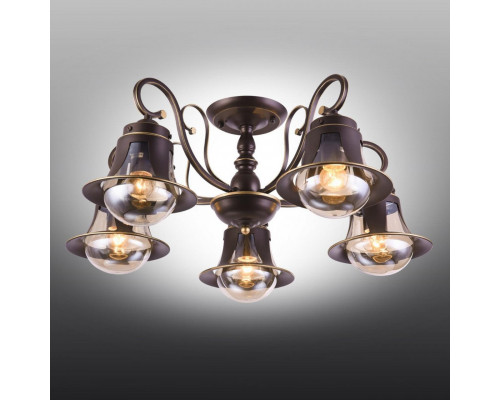 Купить Люстра на штанге Omnilux OML-50607-05| VIVID-LIGHT.RU