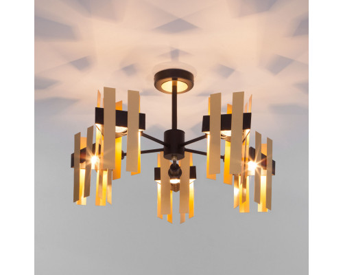 Заказать Люстра на штанге Eurosvet 70116/5 черный| VIVID-LIGHT.RU