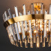 Сделать заказ Люстра на штанге Eurosvet 10111/8 золотая бронза/прозрачный хрусталь Strotskis| VIVID-LIGHT.RU