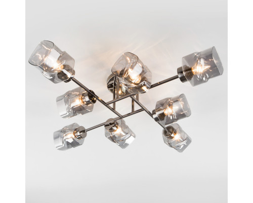 Заказать Люстра на штанге Eurosvet 30165/8 черный жемчуг| VIVID-LIGHT.RU