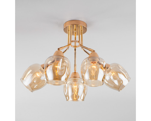 Оформить заказ Люстра на штанге Eurosvet 30164/5 золото| VIVID-LIGHT.RU