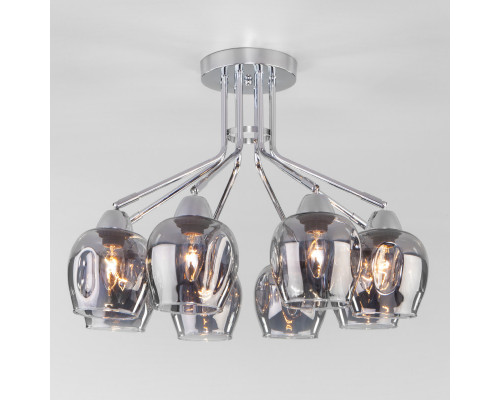 Сделать заказ Люстра на штанге Eurosvet 30164/8 хром| VIVID-LIGHT.RU