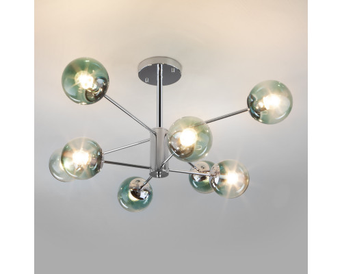 Купить Люстра на штанге Eurosvet 30166/8 хром| VIVID-LIGHT.RU