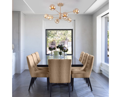 Оформить заказ Люстра на штанге Eurosvet 30166/8 золото| VIVID-LIGHT.RU