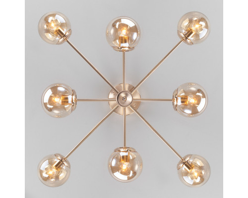 Оформить заказ Люстра на штанге Eurosvet 30166/8 золото| VIVID-LIGHT.RU