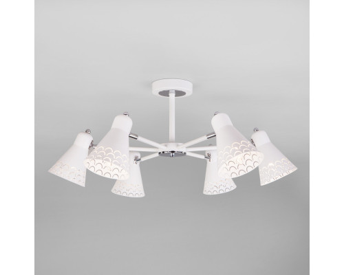 Сделать заказ Люстра на штанге Eurosvet 70100/6 белый| VIVID-LIGHT.RU