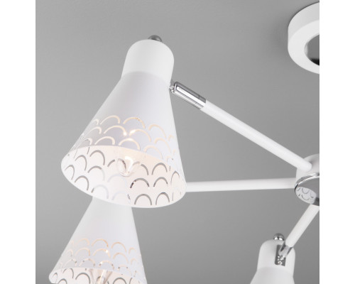 Сделать заказ Люстра на штанге Eurosvet 70100/6 белый| VIVID-LIGHT.RU