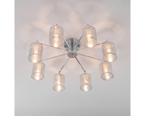 Оформить заказ Люстра на штанге Eurosvet 70109/8 хром| VIVID-LIGHT.RU