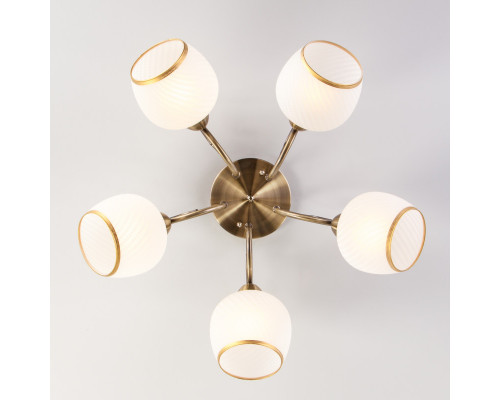 Заказать Люстра на штанге Eurosvet 30159/5 античная бронза| VIVID-LIGHT.RU