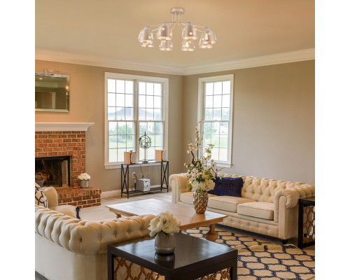 Заказать Люстра на штанге Eurosvet 70105/8 шампань| VIVID-LIGHT.RU