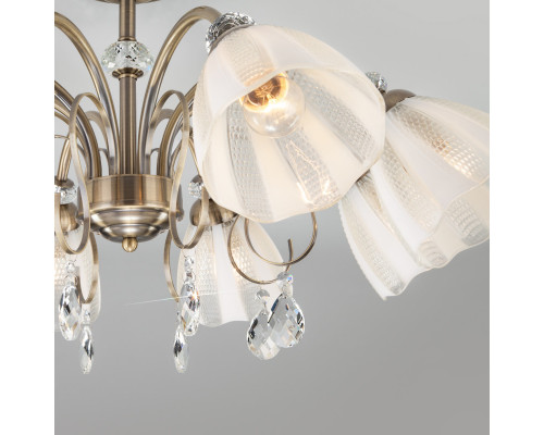 Заказать Люстра на штанге Eurosvet 30155/8 античная бронза| VIVID-LIGHT.RU