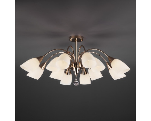 Заказать Люстра на штанге Eurosvet 30149 золото| VIVID-LIGHT.RU