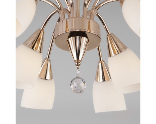 Заказать Люстра на штанге Eurosvet 30149 золото| VIVID-LIGHT.RU