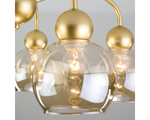 Заказать Люстра на штанге Eurosvet 30148/5 перламутровое золото| VIVID-LIGHT.RU