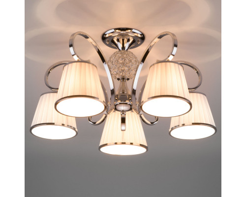 Заказать Люстра на штанге Eurosvet 60088/5 хром| VIVID-LIGHT.RU