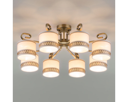 Сделать заказ Люстра на штанге Eurosvet 60086/8 античная бронза| VIVID-LIGHT.RU